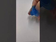 Warna Biru Poly Dan Karet Penyedot Untuk Die Mesin Pemotongan 32 * 18mm High Feet Sucker