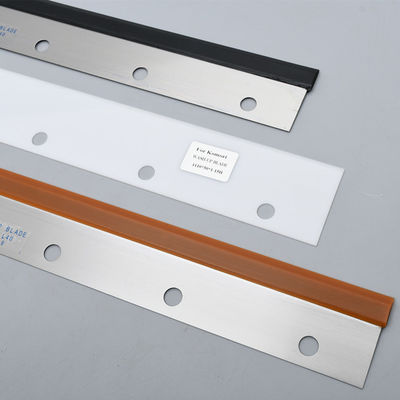 White Wash Up Blades KOMORI L40/S40 Panjang 1110mm 15 Lubang Suku Cadang Mesin Cetak