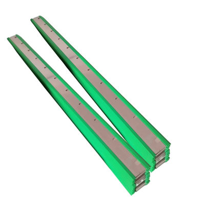 Warna Hijau SM102 CD102 Karet Kompatibel Cuci Up Blade dengan Polyurethane/Karet/Baja Material untuk Offset Printing