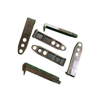70mm X 16 X 5mm Brown Steel Gripper dengan 6mm Middle Hole untuk Offset Printing