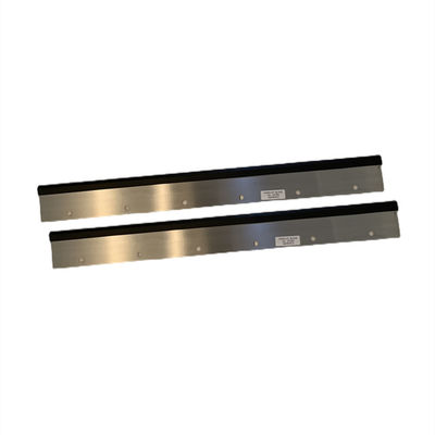 Silver Wash Up Blades 560x60x0.5MM Bahan Karet/Besi untuk Bagian Mesin Percetakan GTO52