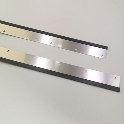 Heidelberg Wash Up Blade 960x60x2mm 10 Lubang Karet/Besi Bahan untuk SOR Printing Machine Spare Parts