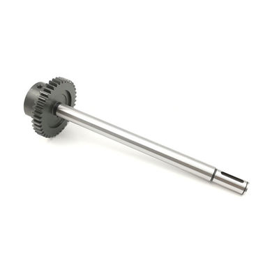 38 Gigi Stainless Steel Gear Shaft dengan permukaan dipoles untuk MO Mesin Pencetakan Driver Gear