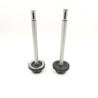 38 Gigi Stainless Steel Gear Shaft dengan permukaan dipoles untuk MO Mesin Pencetakan Driver Gear
