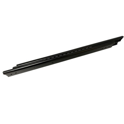 Rel Teleskopik Track Pelindung Hitam Bahan Besi dengan Perawatan Permukaan Polandia untuk Suku Cadang Mesin Cetak Heidelberg