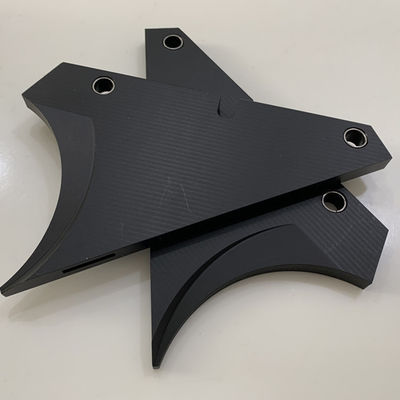 Plat ujung warna abu-abu gelap untuk Roland 700 Ink Duct End Blocks 160x85mm Bagian Mesin Pencetakan