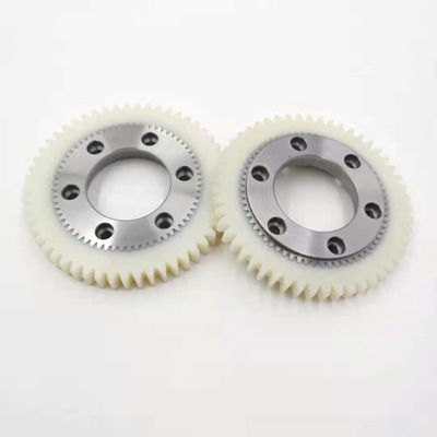 Light White 51 Gigi Nylon Gear untuk KBA 105 Mesin Pencetakan Water Roller Gear
