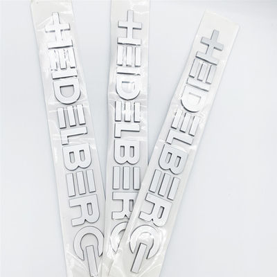 Label Huruf Simbol Heidelberg Abu-abu untuk Tanda Kata Mesin Cetak Offset SM52 SM74 SM102