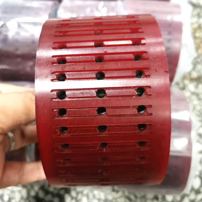 Roda Hisap Karet Bagian Mesin Lipat STAHL Heidelberg Stahlfolder Warna Merah