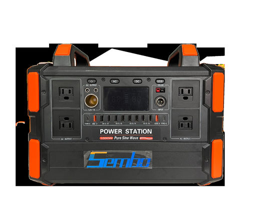 Sumber daya penyimpanan energi 1000W 1048Wh dengan baterai Lithium Iron Phosphate dan output gelombang sinus