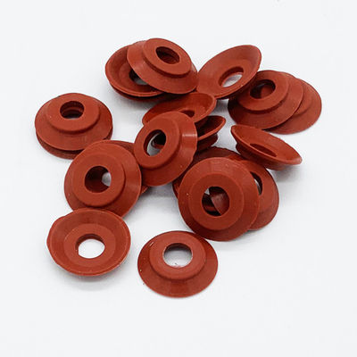 Wine Red 18x7mm tahan lama karet penghisap suction reversing disc untuk mesin cetak suku cadang