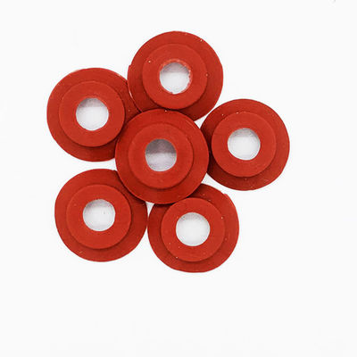 Wine Red 18x7mm tahan lama karet penghisap suction reversing disc untuk mesin cetak suku cadang