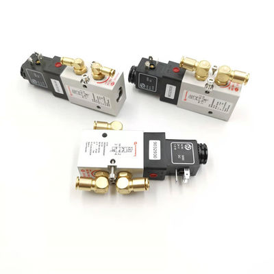 Lampu Putih Aluminium/Tembaga Solenoid Valve 100% Tes Lulus untuk Heidelberg SM02 CD102 Offset Printer Parts