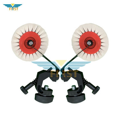 Hard White C4.320.104F roda sikat untuk perawatan permukaan bagian cetak offset