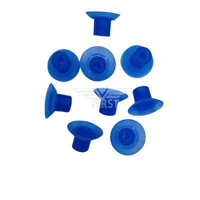 Blue Color Rubber Sucker 32x18mm High Feet Sucker untuk Die Cutting Machine dengan bahan karet tahan lama