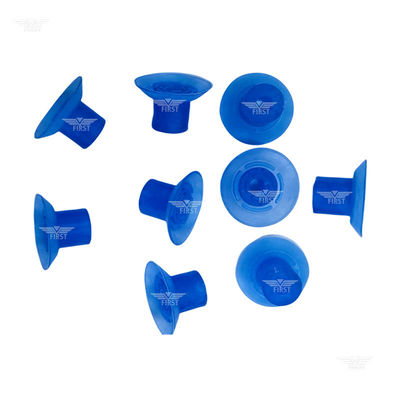 Blue Color Rubber Sucker 32x18mm High Feet Sucker untuk Die Cutting Machine dengan bahan karet tahan lama