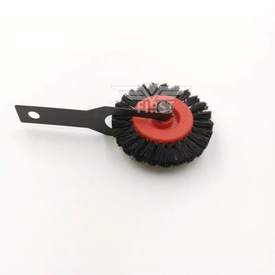 Bagian Sikat Pengumpan Mesin Cetak HD Roda Sikat Warna Hitam Kompatibel dengan Heidelberg