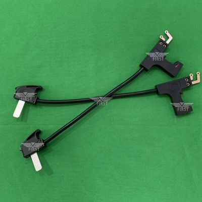 Old Leybold High End Plastik / baja pisau pemotong untuk mesin tekstil mengisi gerakan berhenti dengan panjang 275mm