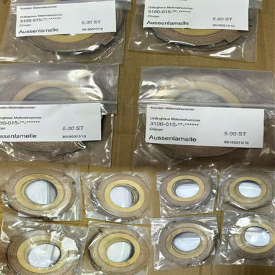 Tembaga dilapisi tahan haus rem Pad untuk Pria Roland Printer dengan precision braking