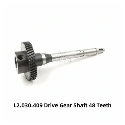 Stainless Steel Gear Shaft 48 Gigi L2.030.409 Cd74 Xl75 Offset Printing Press suku cadang