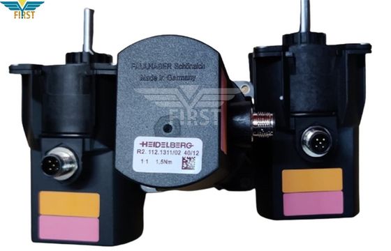 1.5Nm Hitam Gear Motor R2.122.1311 Heidelberg Motors Offset Printing suku cadang