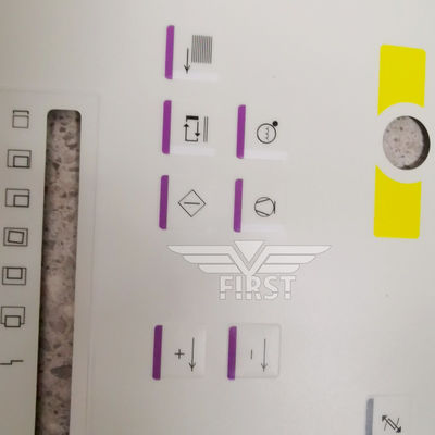 Label Huruf Simbol Panel Membran Warna Putih untuk Stiker Mesin Cetak Heidelberg SM102 Dalam Ukuran 63*21.2 atau 37*15.5CM