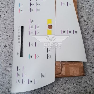 Label Huruf Simbol Panel Membran Warna Putih untuk Stiker Mesin Cetak Heidelberg SM102 Dalam Ukuran 63*21.2 atau 37*15.5CM