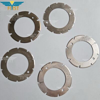 Heidelberg Stahl Mesin Lipat Pemotong Bilah Di Baja Putih Bentuk U/ V Bentuk Opsi