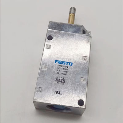 FESTO Air Valve 8BAR Aluminium/Tembaga/Besi Solenoid Valve untuk Mesin Percetakan Offset