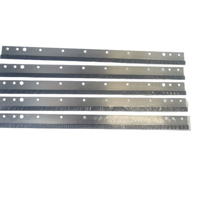 Warna Silver Rubber Wash Up Blades KORD64 690x50x12 Lubang Suku Cadang Mesin Cetak