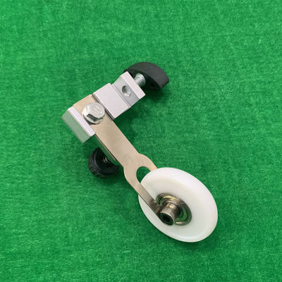 Roda Keras Karet Putih Dengan Dukungan Bagian Mesin Cetak 6 X 60mm 8 X 60mm