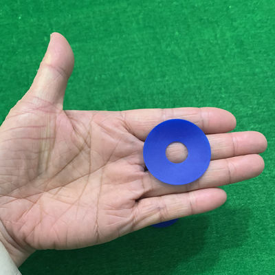 38 X 15 X 0.8mm Pengisap Karet Datar Bentuk Ukuran Standar Warna Biru