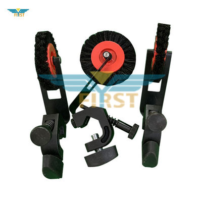 Black Pig Hair Heidelberg Brush Wheel Untuk Pengemasan Dalam Kotak Karton