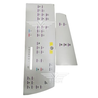 Label Huruf Simbol Panel Membran Warna Putih untuk Stiker Mesin Cetak Heidelberg SM102 Dalam Ukuran 63*21.2 atau 37*15.5CM